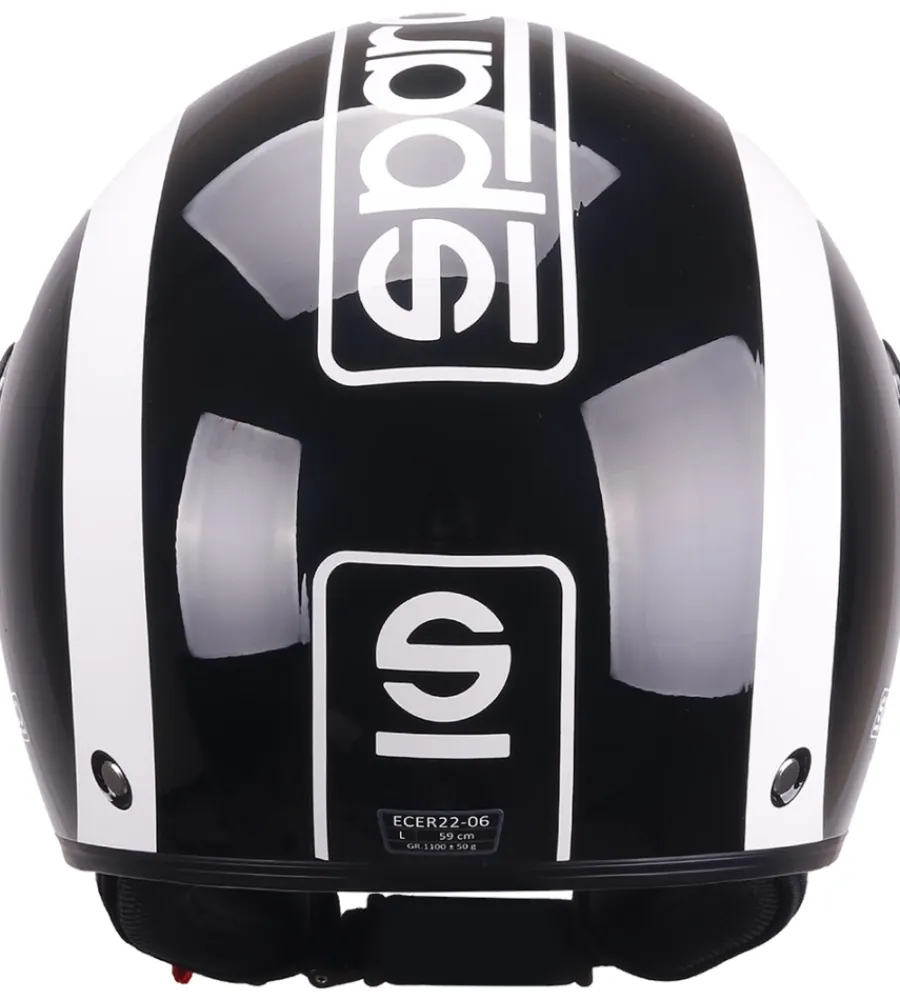 Moto-Sparco Casco moto sp601 nero/bianco tg.s