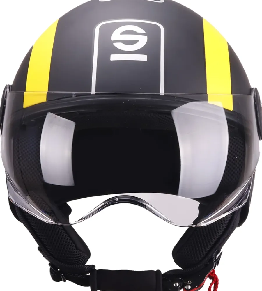 Discount Casco moto sp601 nero/giallo tg.m Moto