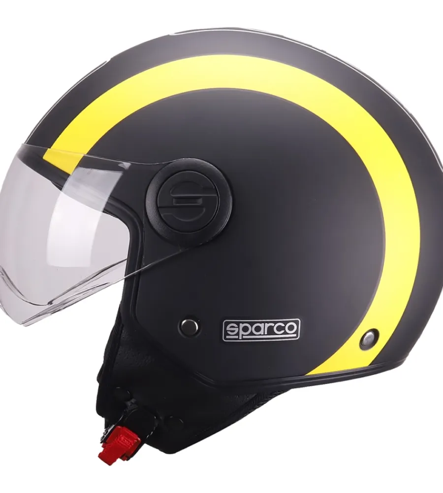 Discount Casco moto sp601 nero/giallo tg.m Moto