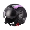 Moto-Sparco Casco moto "sp501" nero/viola, tg l