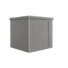 Biohort Casette Da Giardino|Casetta da giardino "neo 2b" in acciaio zincato colore grigio quarzo metallizzato con porta battente doppio 236x236x222 cm - cod. 87063