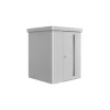 Casette Da Giardino-Biohort Casetta da giardino "neo 1a" in acciaio zincato colore argento metallizzato con porta battente semplice 180x180x222 cm - cod. 81003