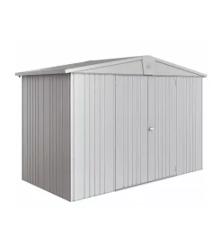 Biohort Casette Da Giardino|Casetta da giardino "europa 4a" in acciaio zincato colore argento metallizzato 316x156x209 cm