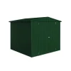Best Casetta da giardino "europa  4" in acciaio zincato colore verde scuro 244x228x203 cm Casette Da Giardino
