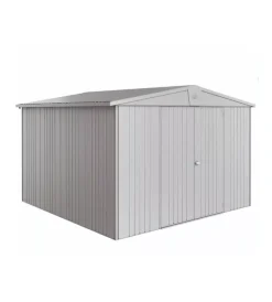 Online Casetta da giardino "europa 7" in acciaio zincato colore argento metallizzato 316x300x209 cm Casette Da Giardino
