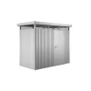 Best Casetta da giardino "highline h1" in acciaio zincato colore argento metallizzato con porta battente semplice 275x155x222 cm - cod. 83020 Casette Da Giardino