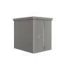 Casette Da Giardino-Biohort Casetta da giardino "neo 2a" in acciaio zincato colore grigio quarzo metallizzato con porta battente semplice 180x236x222 cm - cod. 87006