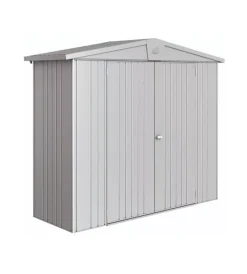 Biohort Casette Da Giardino|Casetta da giardino "europa 2a" in acciaio zincato colore argento metallizzato 244x84x203 cm