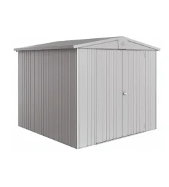 Biohort Casette Da Giardino|Casetta da giardino "europa 4" in acciaio zincato colore argento metallizzato 244x228x203 cm
