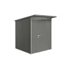 Online Casetta da giardino "avantgarde a1" in acciaio zincato colore grigio quarzo metallizzato con porta battente semplice 180x220x218 cm Casette Da Giardino