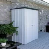 Habrita Casette Da Giardino|Casetta da giardino "spacemaker patio" in acciaio zincato grigio 171,5x99,7x188,6 cm