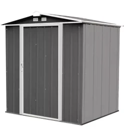 Habrita Casette Da Giardino|Casetta da giardino "arrow ezee" in acciaio zincato antracite e panna 177,2x157,5x182,9 cm