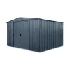 New Casetta da giardino "spacemaker apex" in acciaio zincato antracite 313,1x297,2x197,8 cm Casette Da Giardino