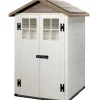 Casette Da Giardino-Garofalo Casetta da giardino in pvc "tuscany evo 120.2p" l.137 x p.144 x h.214