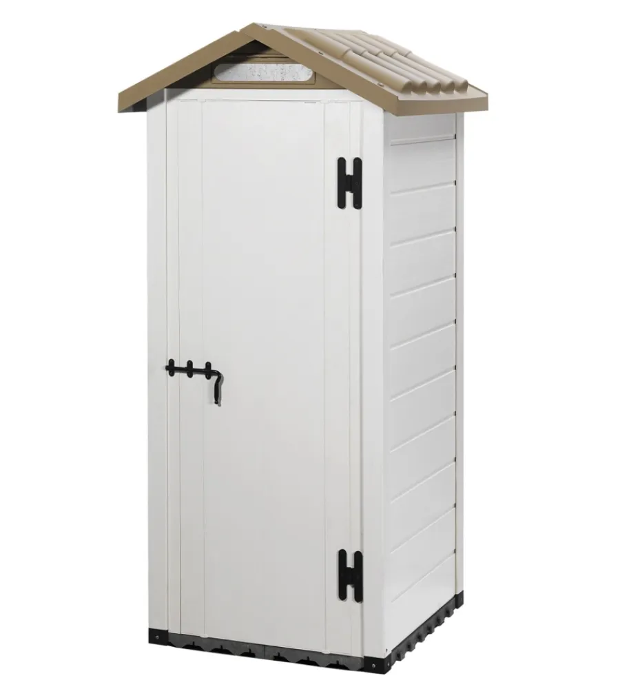 Garofalo Casette Da Giardino|Casetta da giardino in pvc "tuscany 80" l.96,5 x p.96,5 x h.203