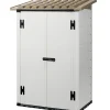 Garofalo Casette Da Giardino|Casetta da giardino in pvc "tuscany 100.2p" l.139 x p.95 x h.201