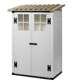 Casette Da Giardino-Garofalo Casetta da giardino in pvc "tuscany evo 100.2p" l.139 x p.95 x h.201
