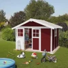 Grosfillex Casette Da Giardino|Casetta da giardino in pvc "deco 7" rosso e bianco 370x298x250 cm - cod. 23007242