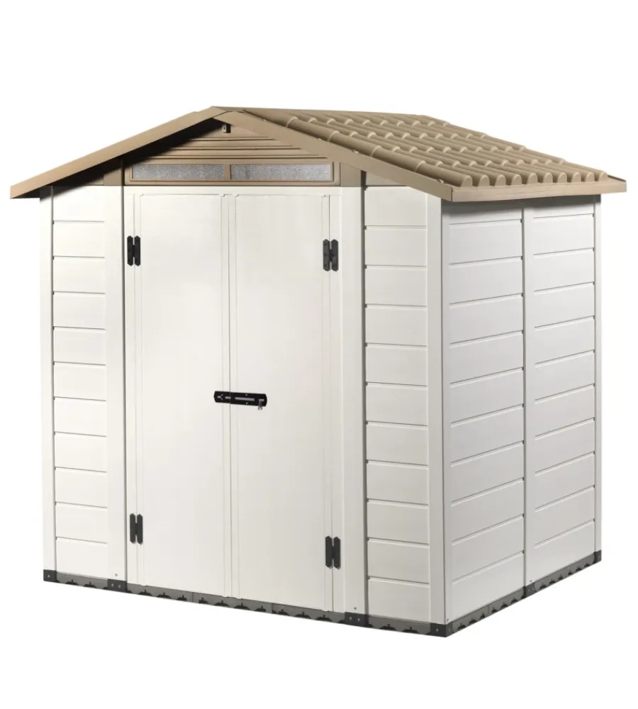 Garofalo Casette Da Giardino|Casetta da giardino in pvc "tuscany 200" 220 x 181 x 216cm