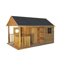 New Casetta da giardino per bambini in legno "szymon" 170x270x170 cm Casette Da Giardino