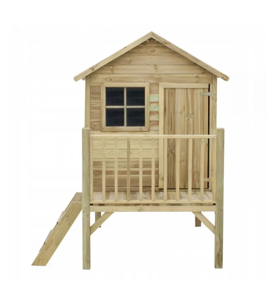 Casetta da giardino per bambini in legno "tomek" 174x123x212 cm Casette Da Giardino