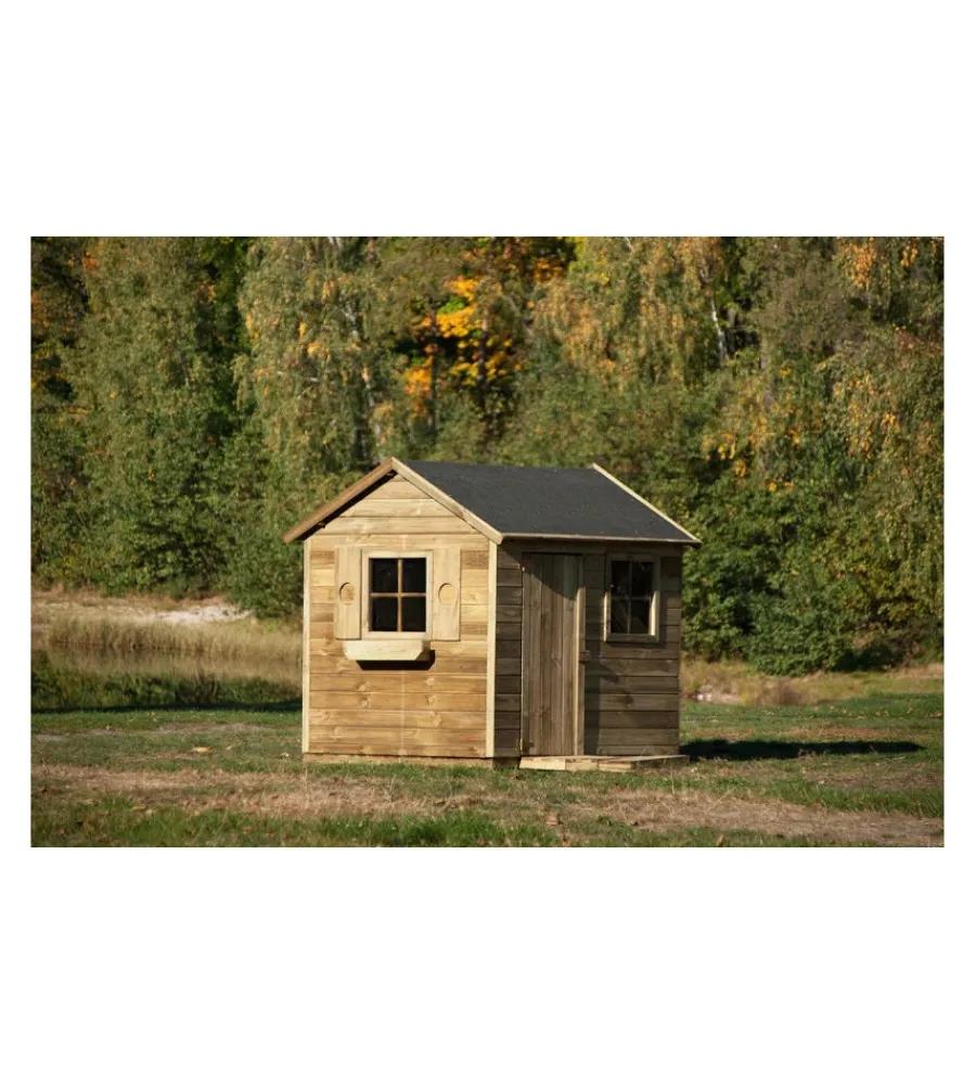 Casette Da Giardino-Domus Casetta da giardino per bambini in legno "mattia" 161x127x158 cm