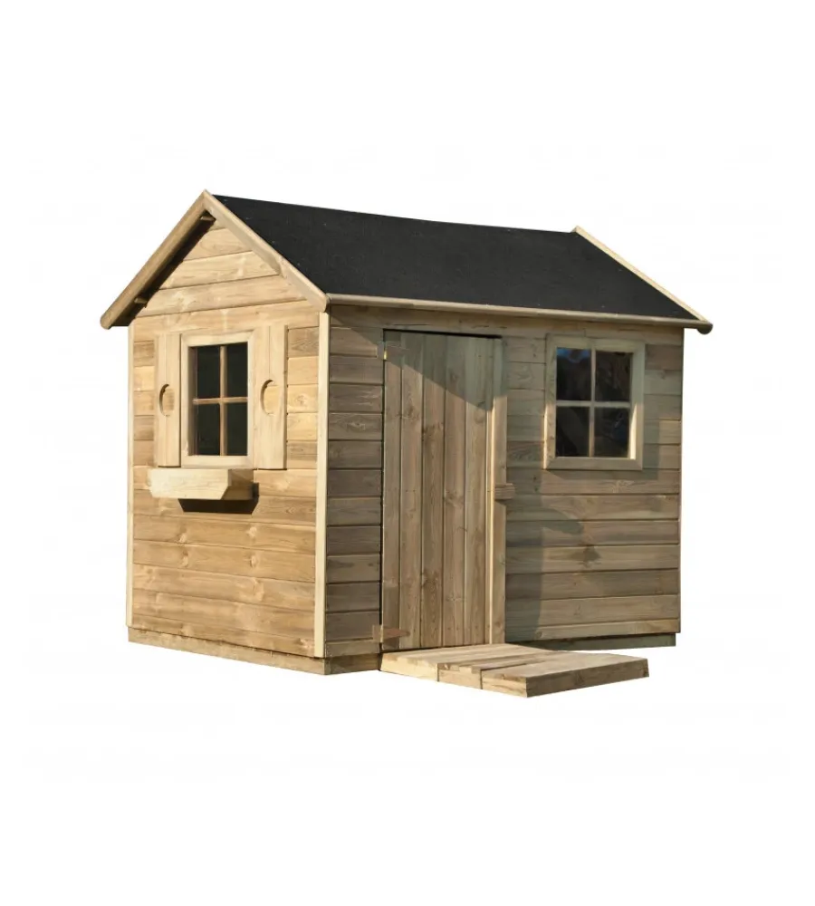 Casette Da Giardino-Domus Casetta da giardino per bambini in legno "mattia" 161x127x158 cm