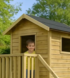 Casette Da Giardino-Domus Casetta da giardino per bambini in legno