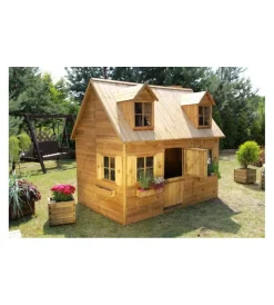 Casette Da Giardino-Domus Casetta da giardino per bambini in legno "sofia" 157x248x218 cm