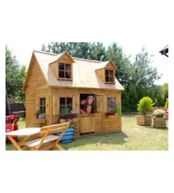 Casette Da Giardino-Domus Casetta da giardino per bambini in legno