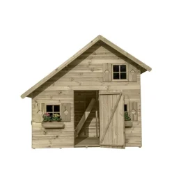 Casette Da Giardino-Domus Casetta da giardino per bambini in legno "clarissa" 223x250x230 cm