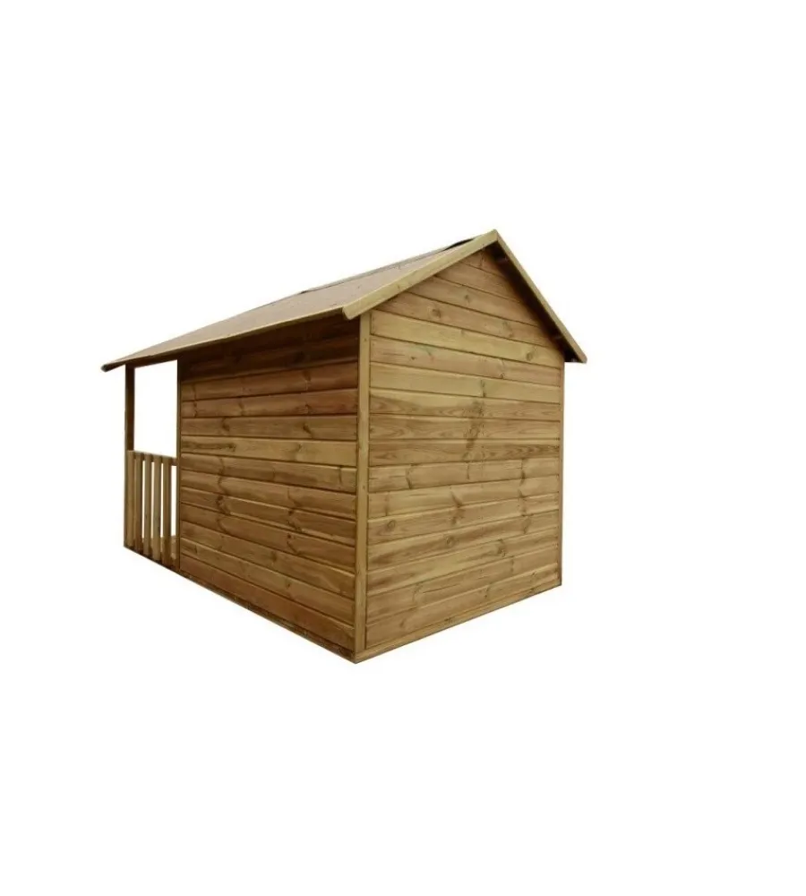 Domus Casette Da Giardino|Casetta da giardino per bambini in legno "blanka" 139x237x165 cm