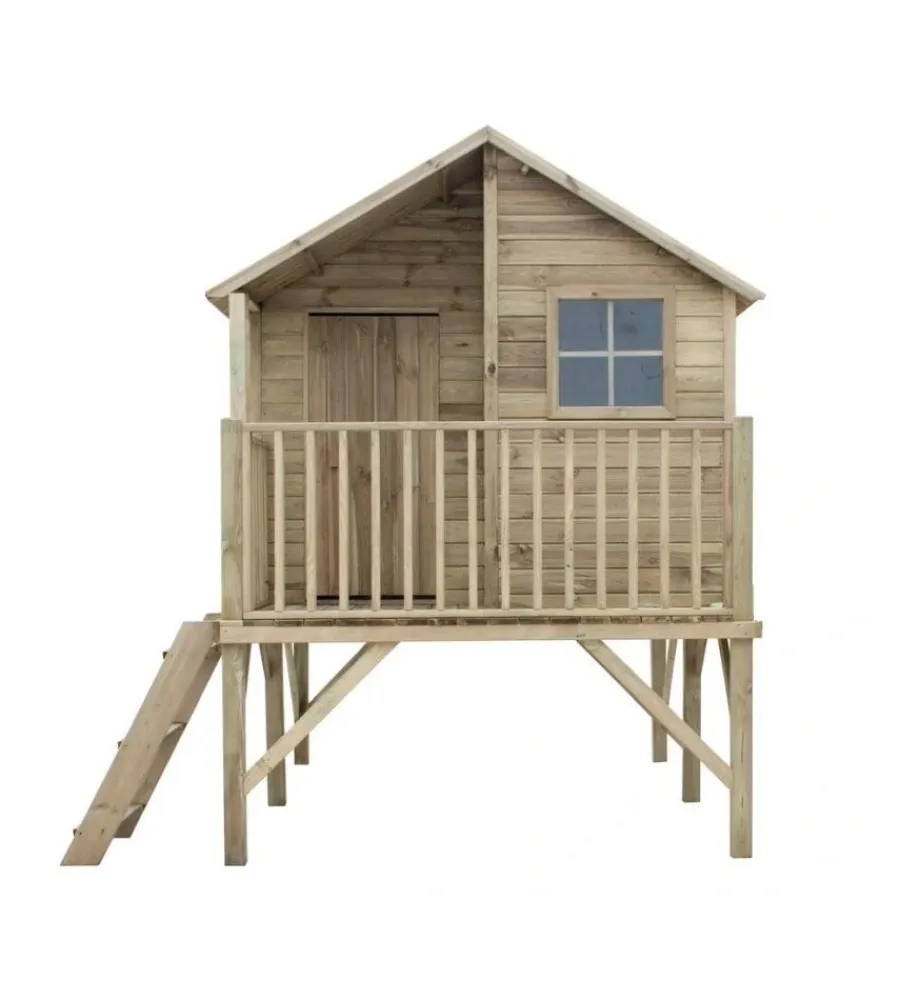 Clearance Casetta da giardino per bambini "leonardo" in legno 175x226x250,5 cm Casette Da Giardino