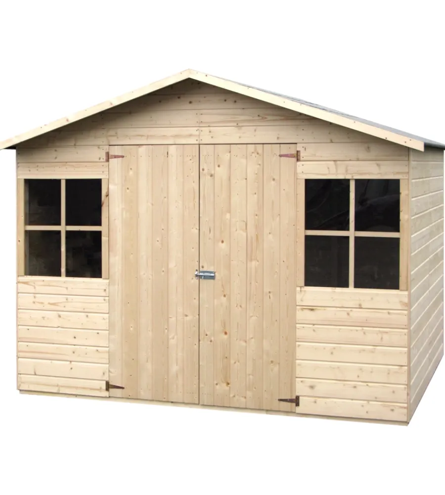 DÉCOR ET JARDIN Casette Da Giardino|Casetta in legno da giardino decor et jardin "lopun" in abete bianco nordico 289x202x210 cm