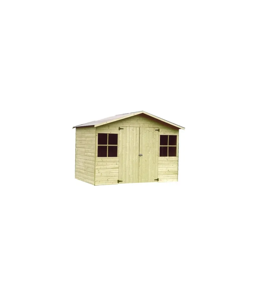 DÉCOR ET JARDIN Casette Da Giardino|Casetta in legno da giardino decor et jardin "lopun" in abete bianco nordico 289x202x210 cm
