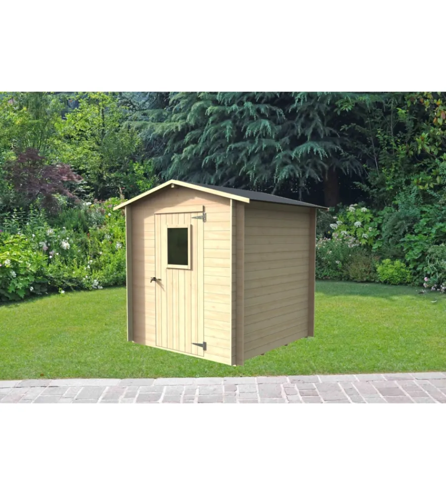Casette Da Giardino-Alce Casetta in legno da giardino "regis" in abete 198x198x216 cm
