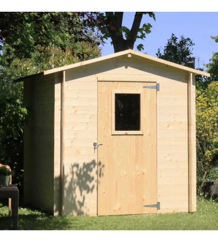 Casette Da Giardino-Alce Casetta in legno da giardino "regis" in abete 198x198x216 cm
