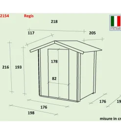 Casette Da Giardino-Alce Casetta in legno da giardino