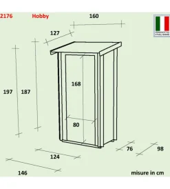 Hot Casetta in legno da giardino