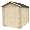 Alce Casette Da Giardino|Casetta in legno da giardino "fiamma" in abete 178x273x226 cm