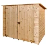 Casetta in legno da giardino "eden" in abete rosso massiccio 220x125x162 cm Casette Da Giardino
