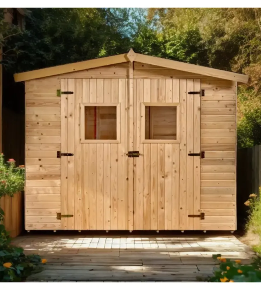 Best Casetta in legno da giardino "eden" in abete rosso massiccio 270x187x210 cm Casette Da Giardino