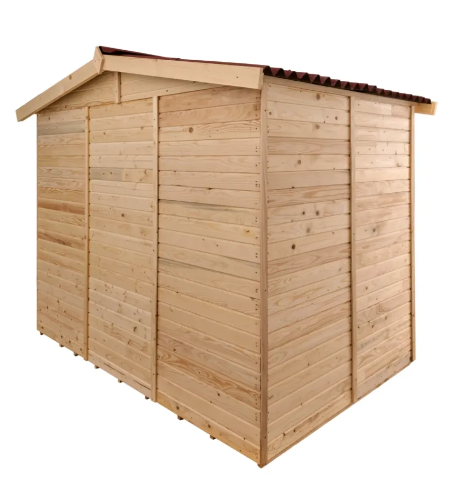 Best Casetta in legno da giardino "eden" in abete rosso massiccio 270x187x210 cm Casette Da Giardino