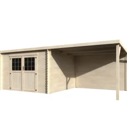New Casetta in legno da giardino decor et jardin "eden" in abete bianco nordico 610x301x209 cm Casette Da Giardino