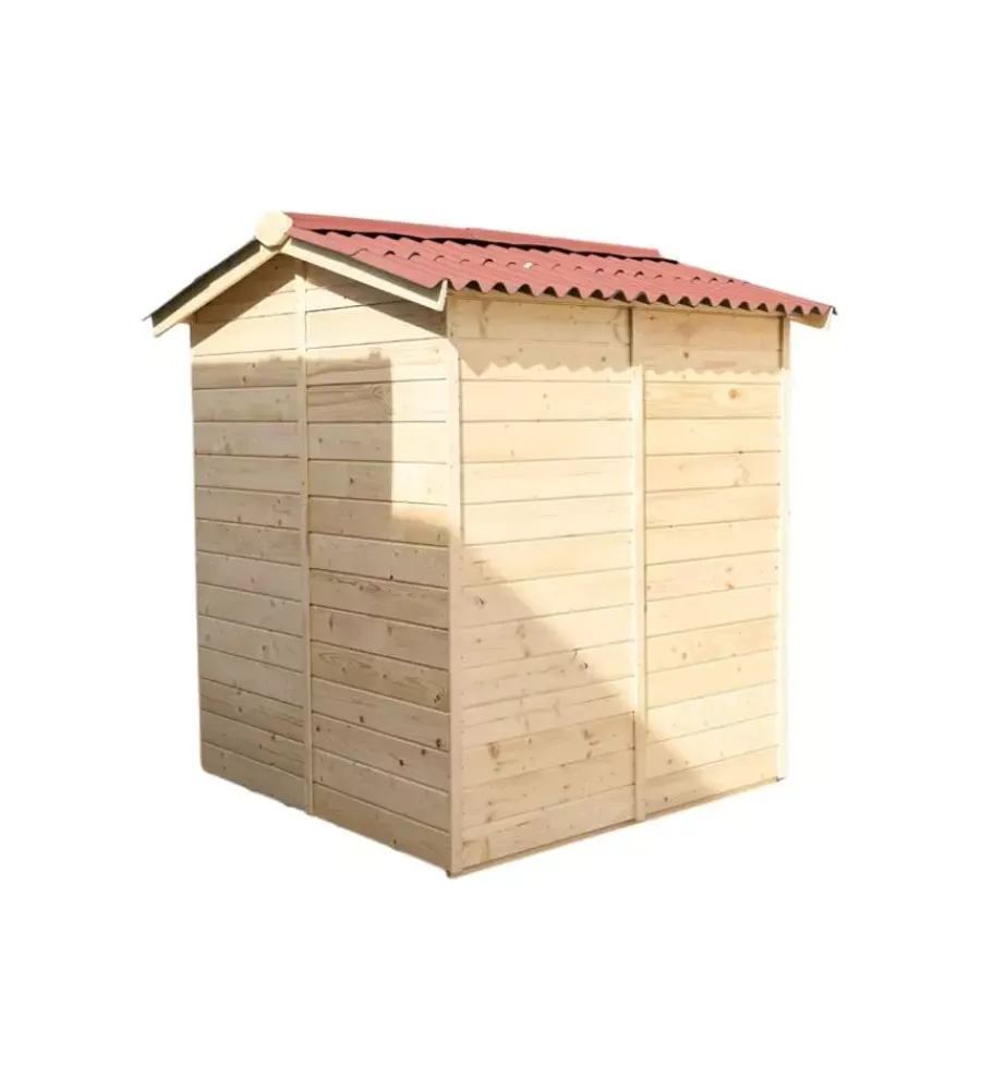 Online Casetta in legno da giardino "eden" in abete rosso massiccio 180x187x204 cm Casette Da Giardino