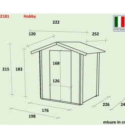 Casette Da Giardino-Alce Casetta in legno da giardino