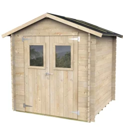 Casette Da Giardino-Alce Casetta in legno da giardino "hobby" in abete 198x198x215h cm