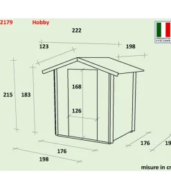 Casette Da Giardino-Alce Casetta in legno da giardino