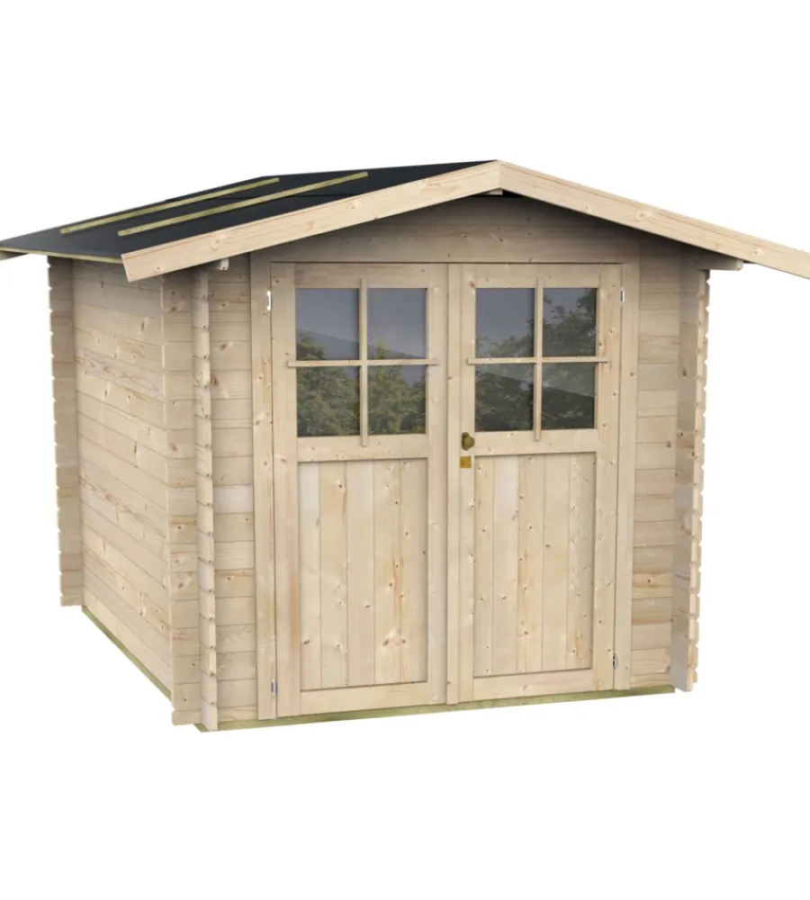 Casette Da Giardino-Alce Casetta in legno da giardino "opera" in abete 215x180x207 cm