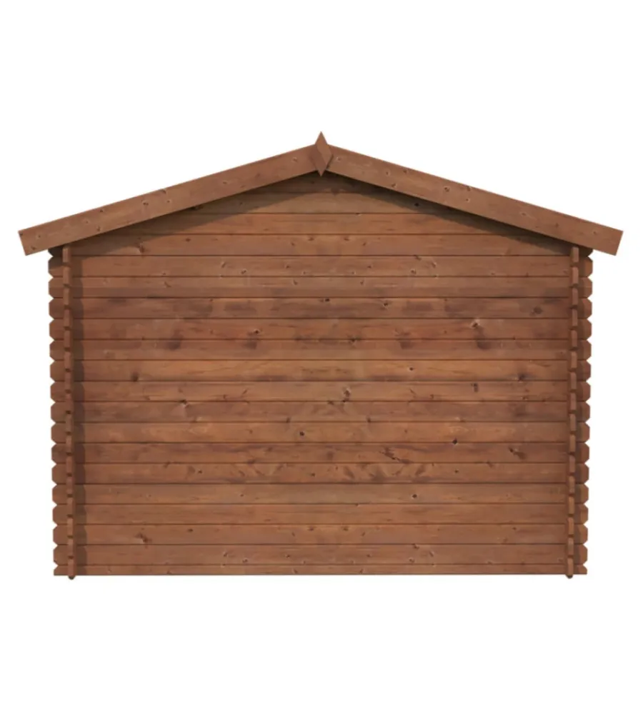 Sale Casetta in legno da giardino "rita" in abete impregnato 318x300x235 cm Casette Da Giardino